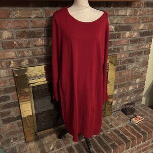 iz byer dress Red Knit Size 3X NWT Dress